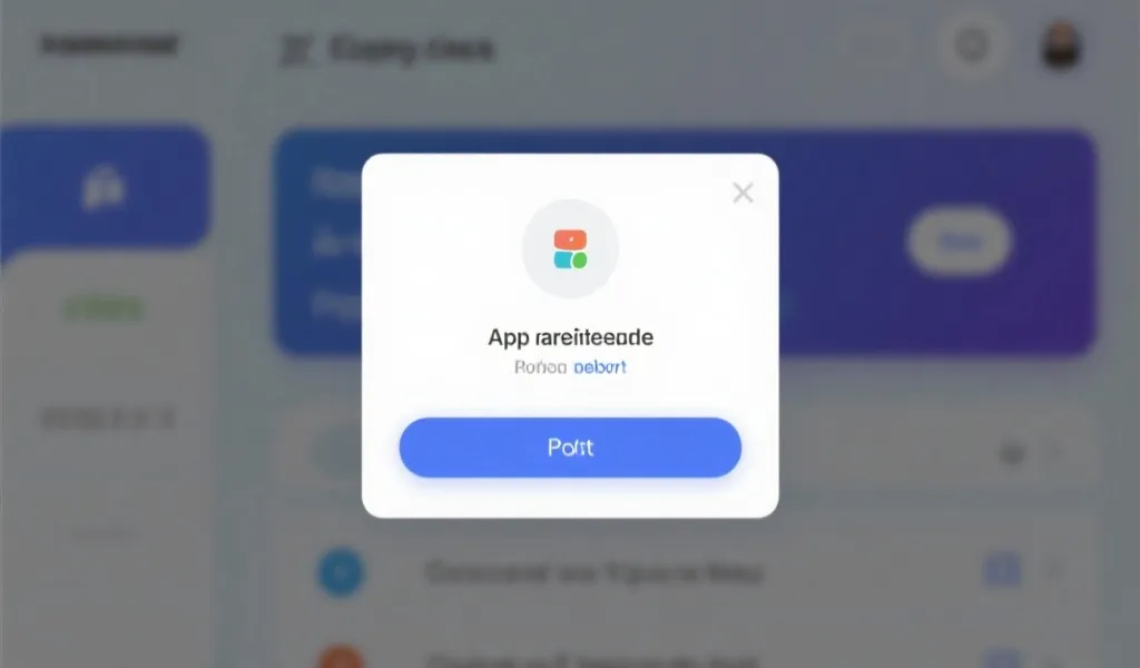 应用权限提示界面示意